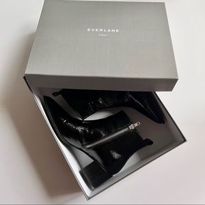 Everlane The Boss Boot. Pointed toe, Patent Leather| Size 7